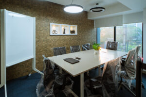 Conference room at office space for rent in Perungudi