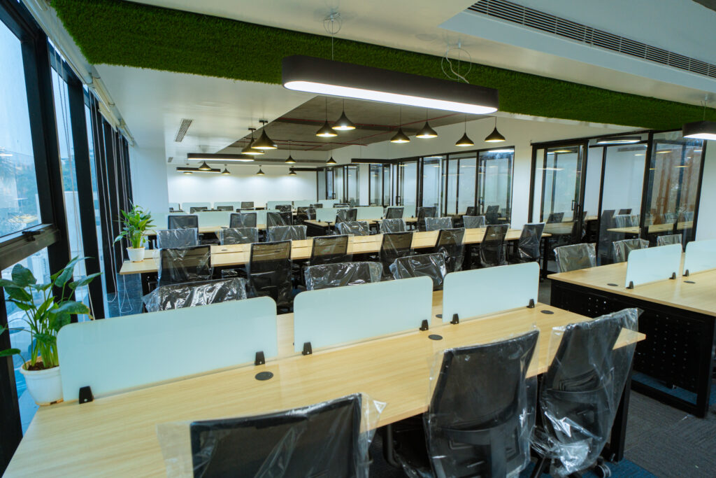 Premium coworking space in Chennai with modern workstations