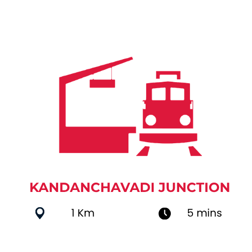Kandanchavadi Junction near HubFive Workspace Perungudi