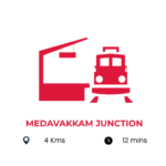 Medavakkam Junction near HubFive Workspace Perumbakkam