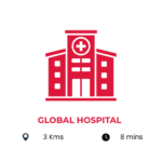 Global Hospital near HubFive Workspace Perumbakkam